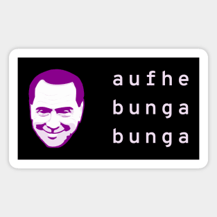 Classic Bunga Logo (Pink Lettering) Magnet